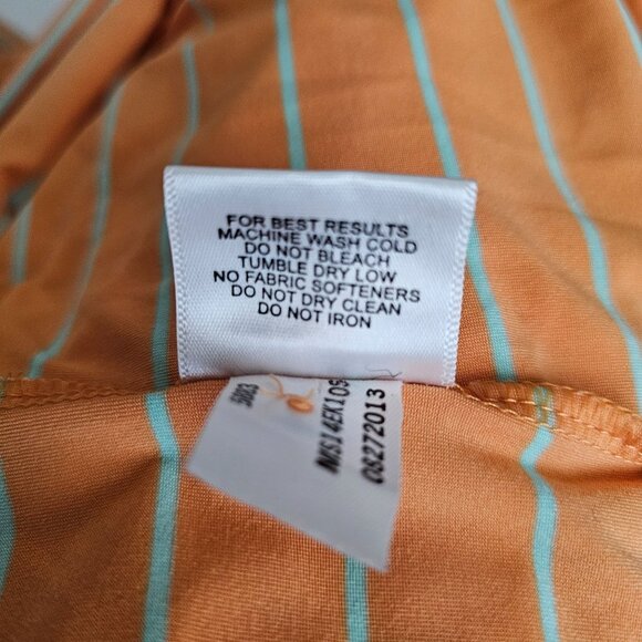 Peter Millar Summer Comfort Striped Collared Short Sleeve Polo Shirt Size Medium - Picture 9 of 12